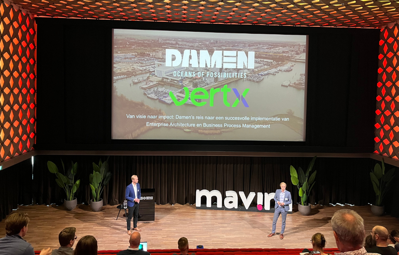 VertX en Damen over Enterprise Architecture en Business Process Management tijdens CONNECT 2024